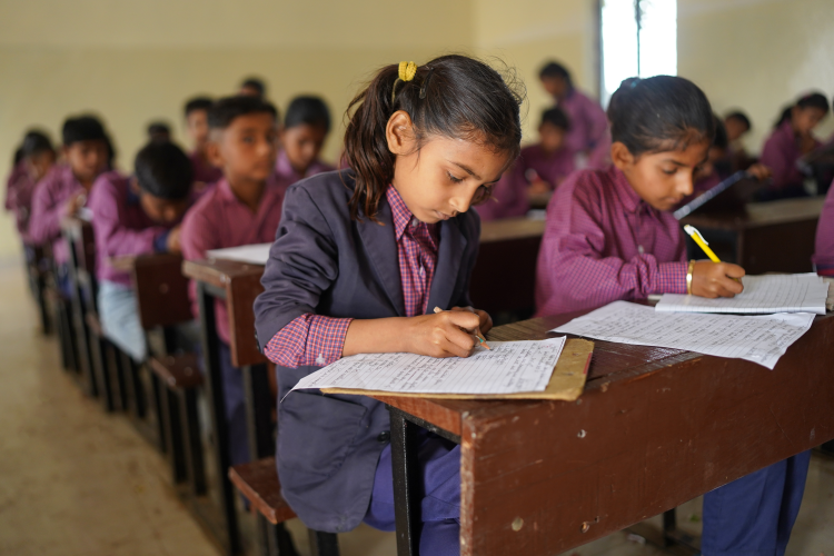 Students learning